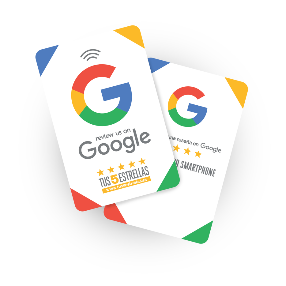 Tarjetas NFC Reseñas Google