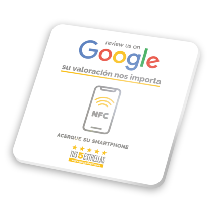 Placa NFC Reseñas Google