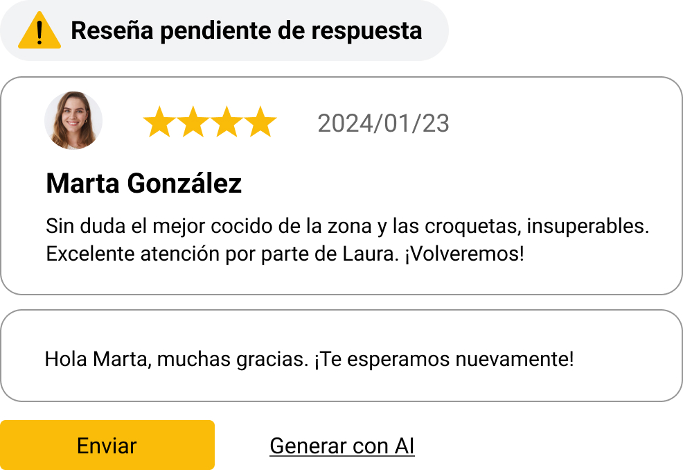 Reseña con IA