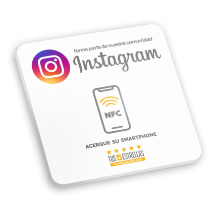 Placa NFC Instagram